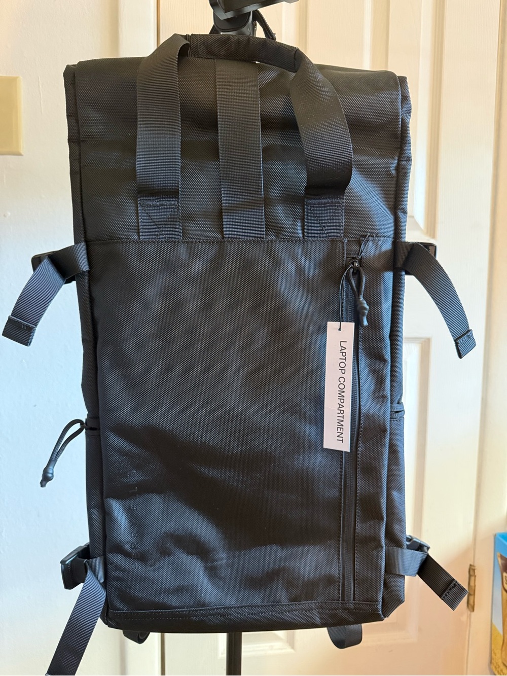 Perry Ellis Black Men's Laptop Backpack - Sleek Everyday Carry